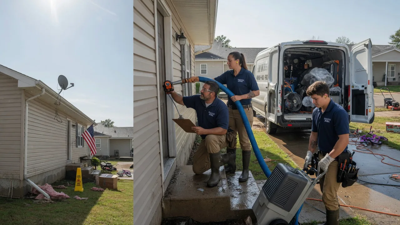 Ceiling Water Damage Restoration in Mascot, TN near me